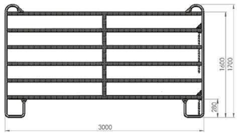 Weidepanel, Zaunelement, Roundpen, Gitterelemente Aktion