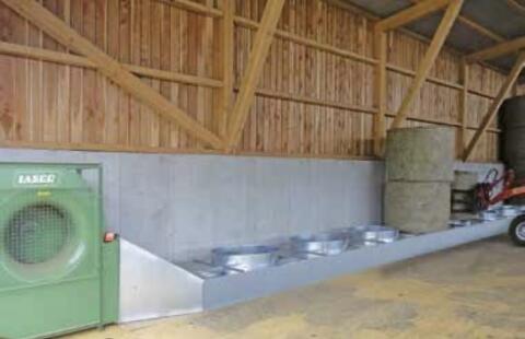 Rundballenbelüftung