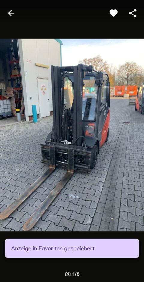 Stapler Linde H25D-01 Diesel Gabelstapler