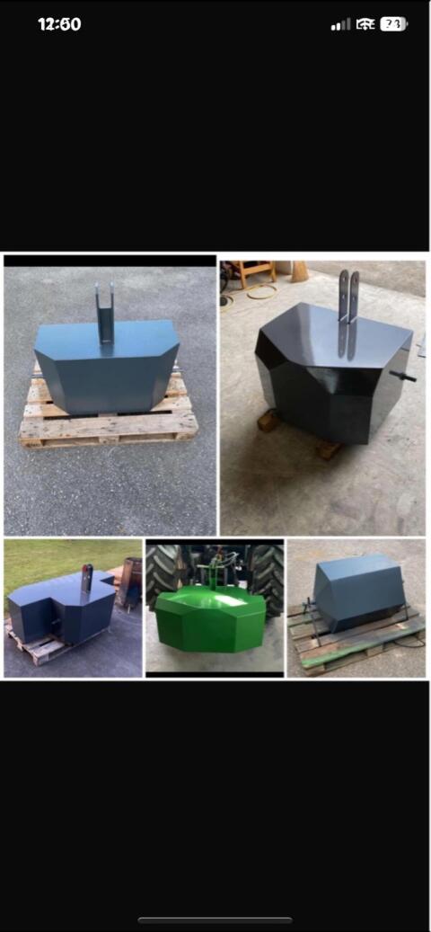 Frontgewicht 300 kg-1.700 kg
