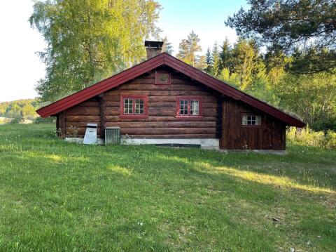 Traditionelle Blockhütte