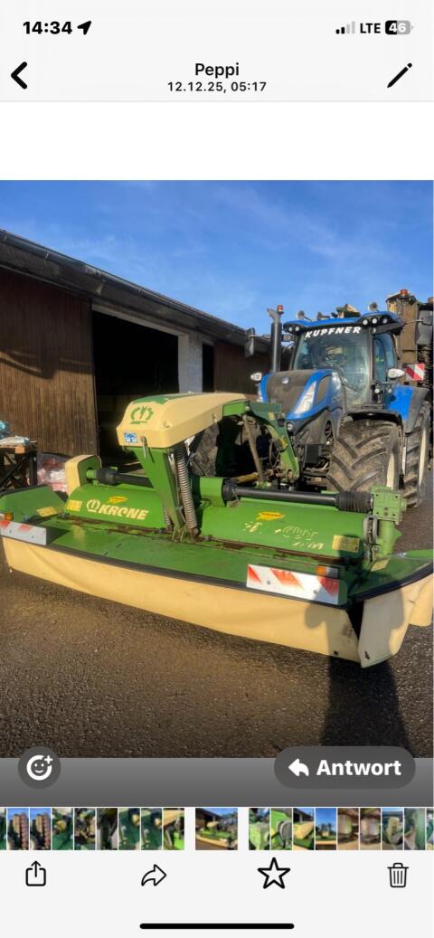Krone Mähkombination B 1000 CV Collect