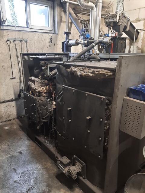 BHKW Fröling/Holzvergaser und Gasmotor