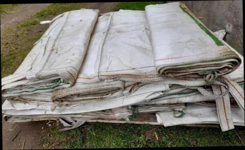 Alte Containersäcke