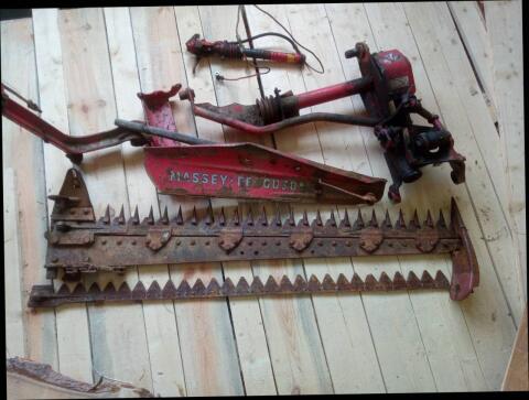 MF 135 Seitenmähwerk, Fingermähwerk
