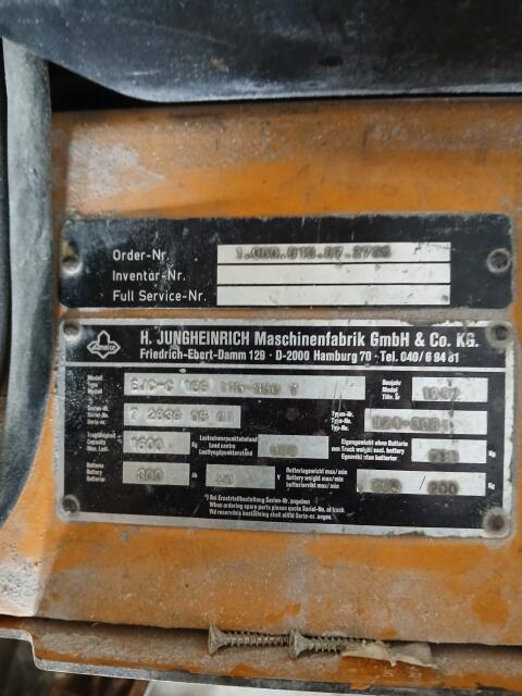 Jungheinrich Elektro Hochhubwagen 380 cm 1.600 kg 6336 Langka