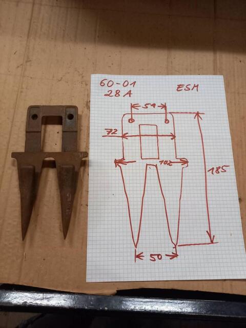 ESM Doppelfinger Hako Mähbalken