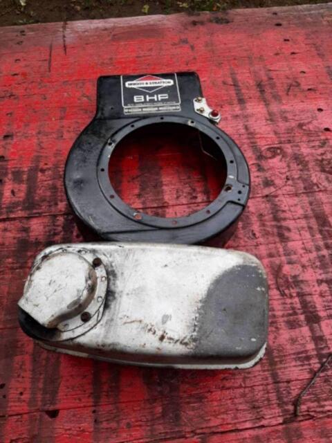 Auspuff und Luftleitblech Briggs Motor