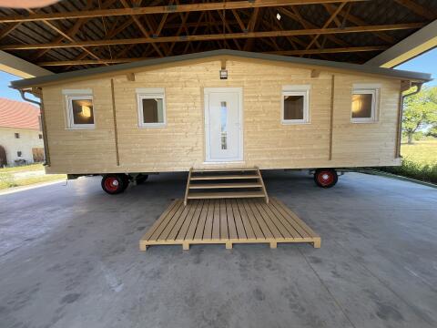 Mobil-Holzhaus wintertauglich, schlüsselfertig