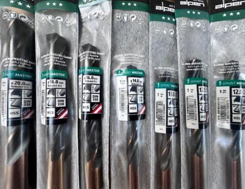 ALPEN Sprint Master HSS Bohrer Set - NEU - Profi-Qualität