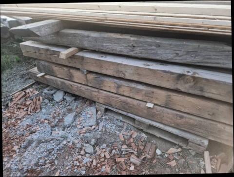 Altholz gehackt, Tramdecke
