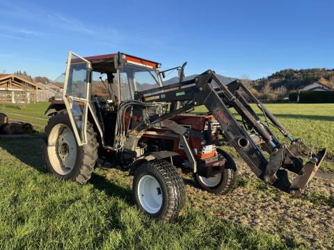 Verkaufe Fiat 666 Traktor mit Hauer Frontlader