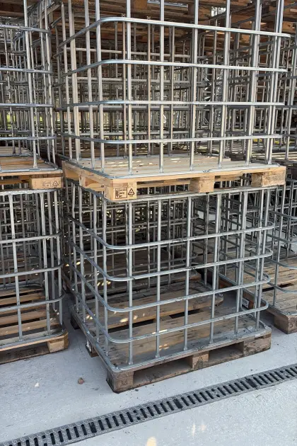 Brennholzkisten, IBC-Boxen