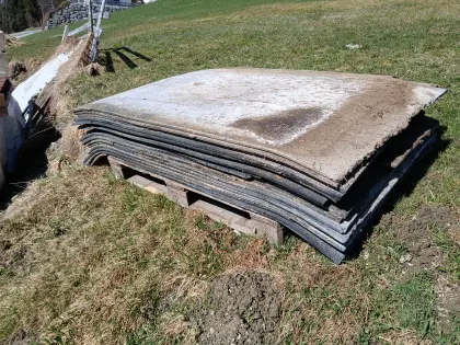 Verk. gebr. Stallgummimatten