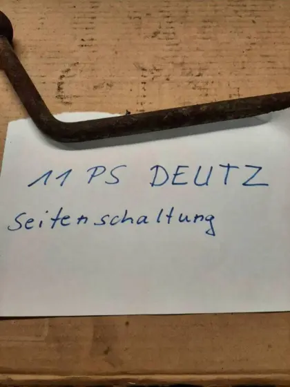 Schalthebel 11 PS Deutz Seitenschaltung