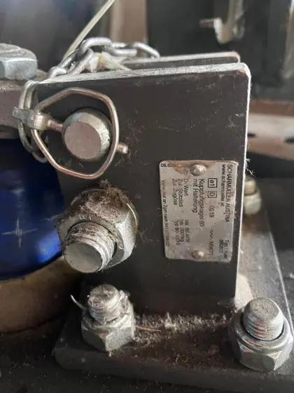 Scharmüller K80 Kugelkopf für Fixanbau Massey Ferguson