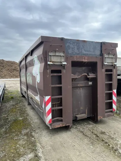 Container (Hardox) mit hydr. Heckklappe