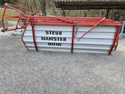 Steyr Hamster Ladewagen 8016 Aufbau komplett