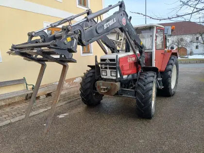 Steyr 8100a inkl. Stoll Frontlader FZ 30
