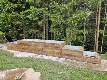 Hochbeete aus Beton