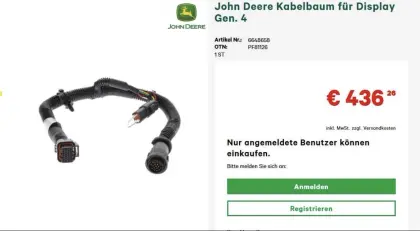 John Deere PF 81126 für GS3 und Gen 4 Displays
