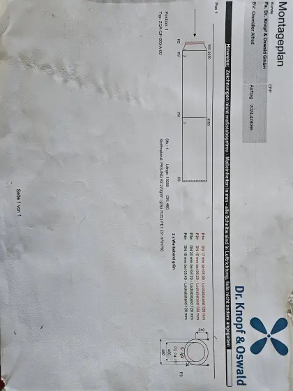 Schlauchbelüftung Dr. Knopf und Oswald NEU