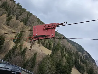 Holzseilbahn