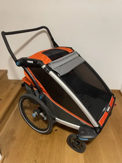 Fahrradanhänger, Kraxe und Dreirad