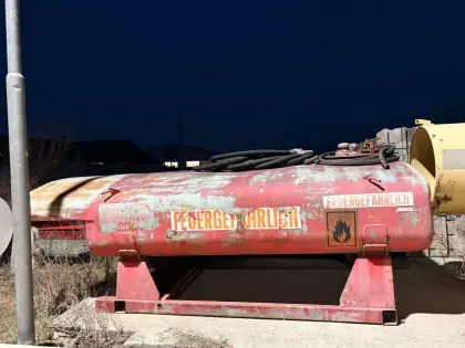 Dieseltank 3.000 l inkl. Stützfüße