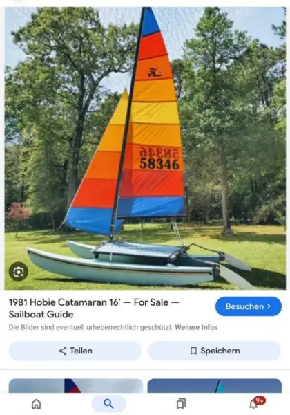 Boot, Katamaran Hobie 16 Cat Fever Special Edition