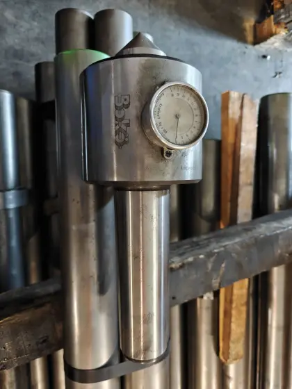 Mitlaufende Zentrierspitze