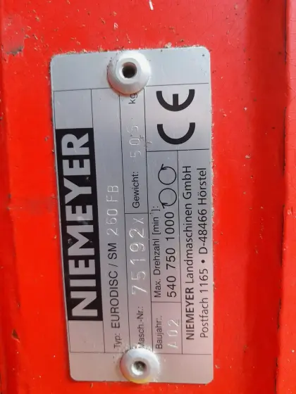 Niemeyer Eurodisc 260 FB