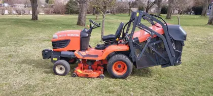 Kubota G23 Diesel Hochentleerer Rasentraktor