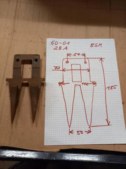 ESM Doppelfinger Hako Mähbalken