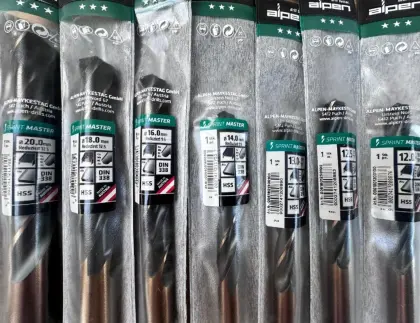 ALPEN Sprint Master HSS Bohrer Set - NEU - Profi-Qualität