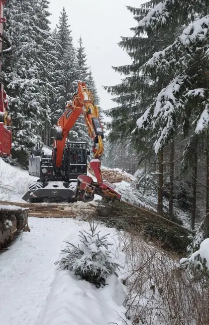 Develon 210 / Konrad Forstbagger / Woody 60-1