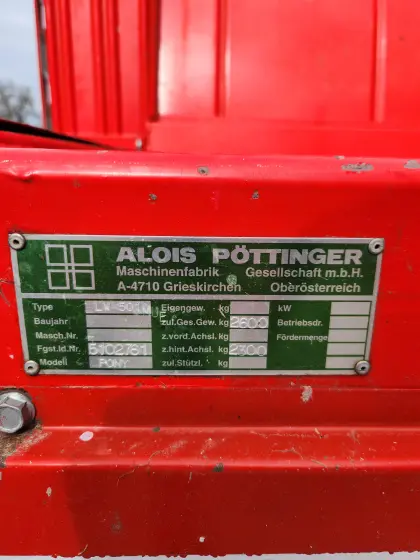 Ladewagen Pöttinger Pony 1