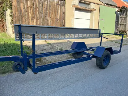 Lesekisten Transportwagen für 4 Kisten