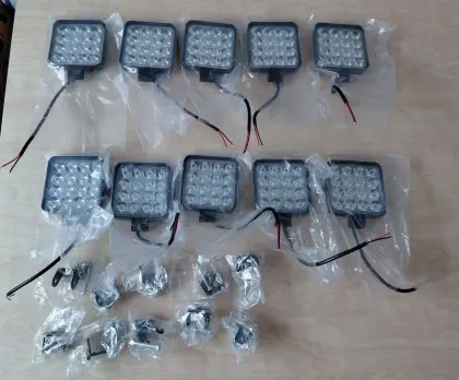 4.000 Lumen 12V Arbeitsscheinwerfer Set