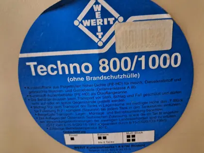 Doppelwandig Heizöltank