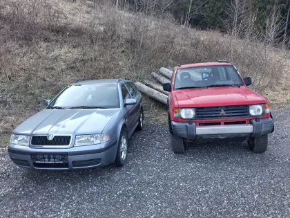 Auto - Almautos Pajero und Skoda