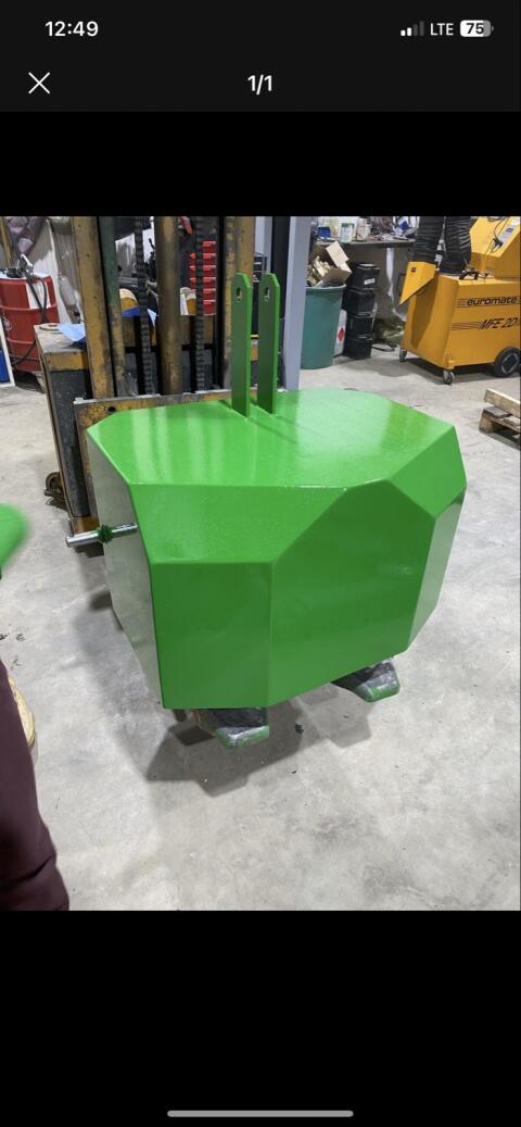 Frontgewicht 600 kg