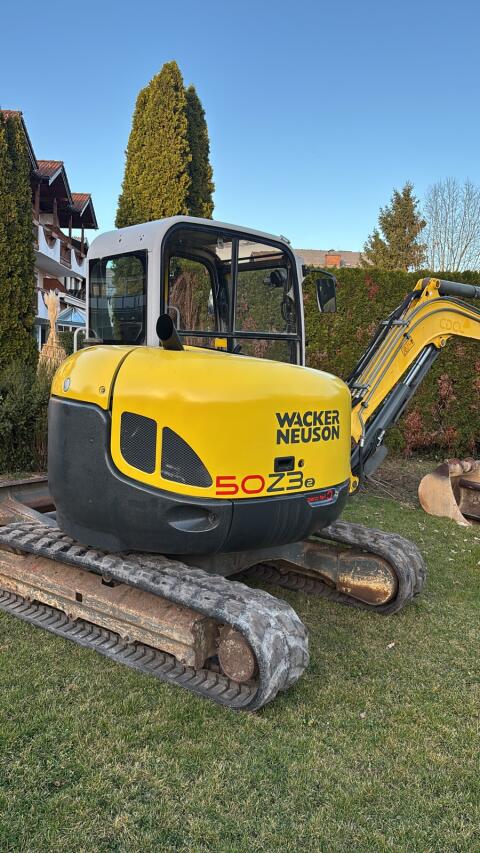 Wacker 50z3, Minibagger im guten Zustand