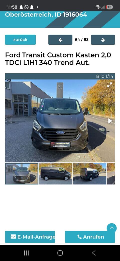 ford transit custom