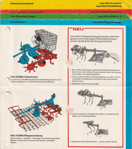 Rau Komi Kartoffellegemaschine