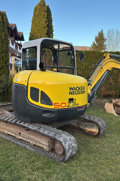 Wacker 50z3, Minibagger im guten Zustand
