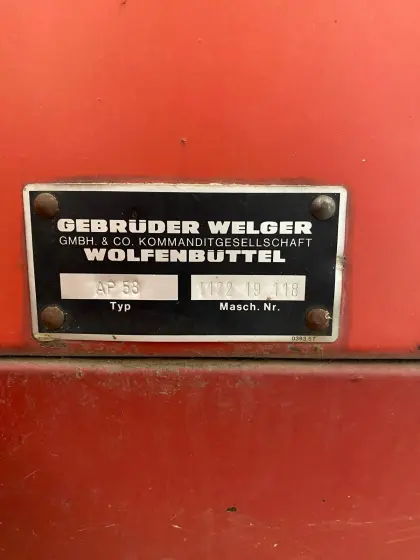 Welger 53 Kleinballenpresse