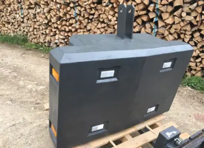 Verschiedene Frontgewichte