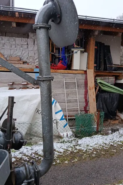 Prallkopf mit Gestänge