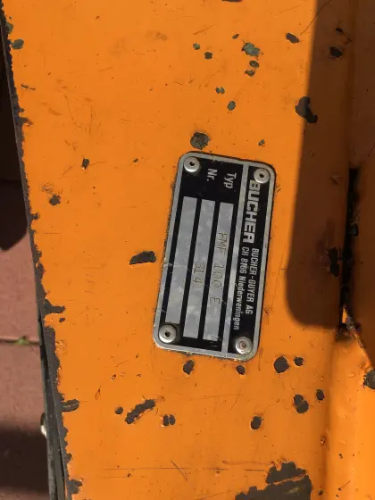 Bucher Elite 14 Schlegelmulcher Reform Motormäher